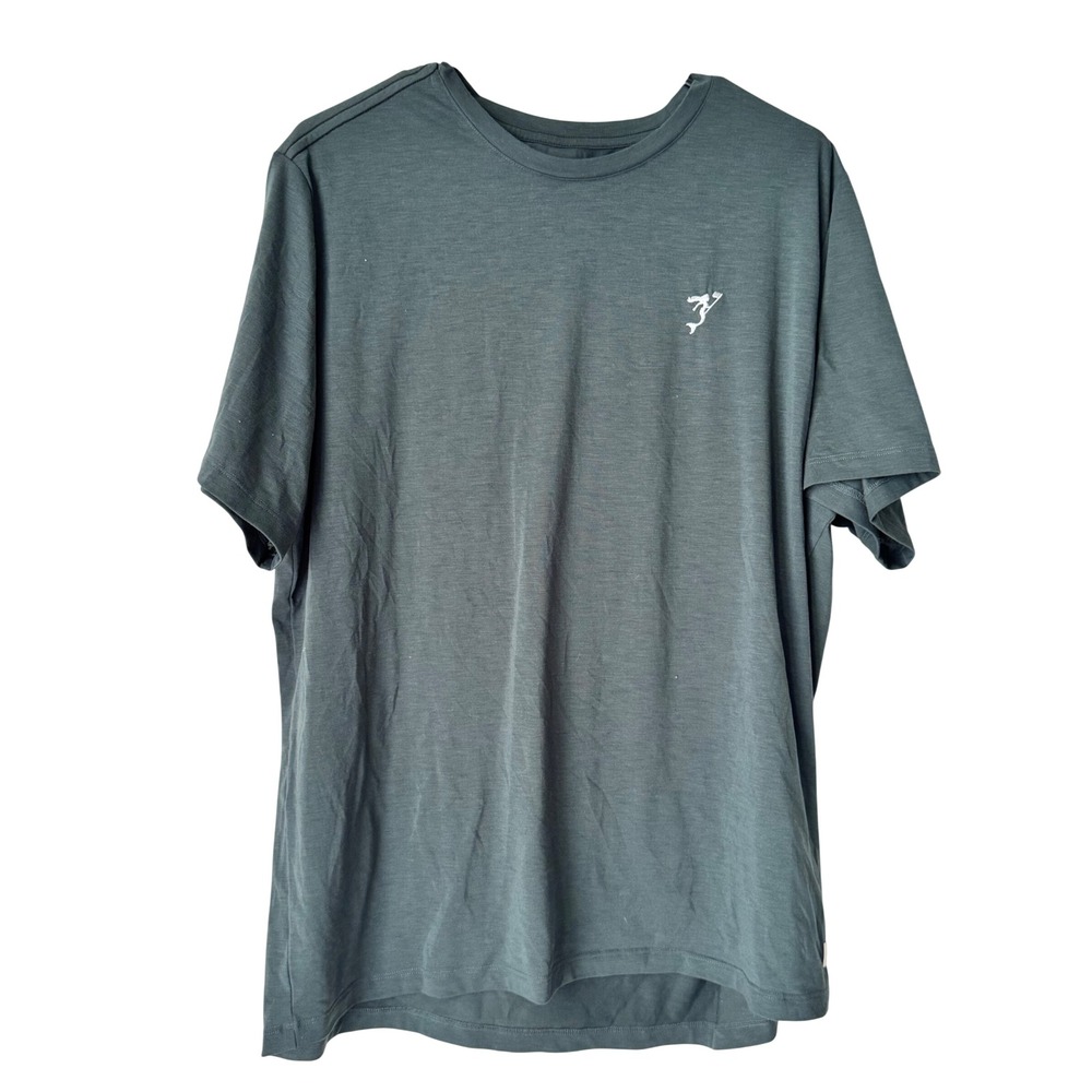 Vuori Mens V195 Strato Tech Tee Charcoal Gray Mermaid Graphic Size XL